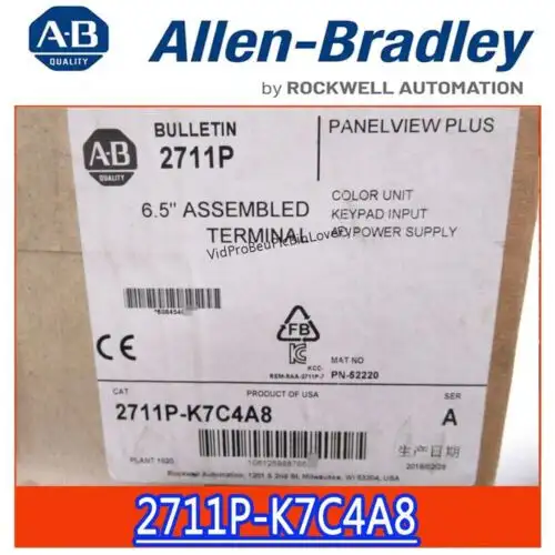 Allen Bradley 2711P-K7C4A8 Touch Screen Brand Seal Stock