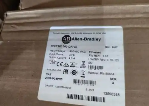 New Allen Bradley Servo Drive Kinetix 300 2097-V34Pr5 2097 V34Pr5 Ab
