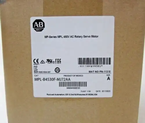 And Original Allen Bradley Mpl-B4530F-Mj72Aa