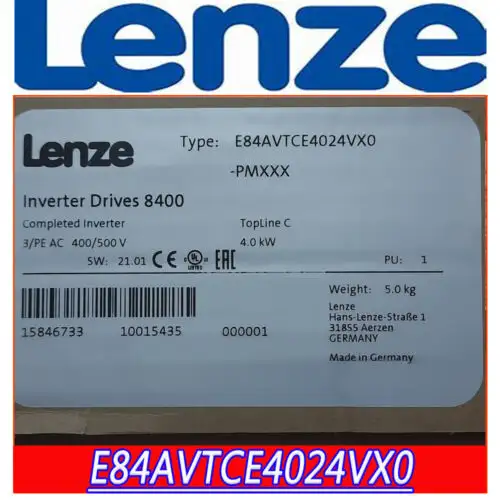 Lenze Series Brand Us Stock ?For Model E84Avtce4024Vx0