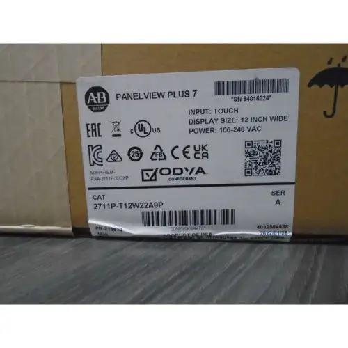 2711P-T12W22A9P Ab Panelview Plus 7 Graphic Terminal Spot Goods Brandnew