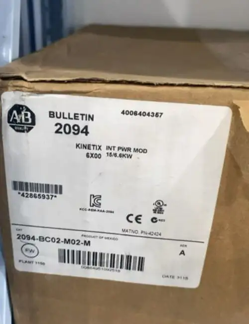 New Factory Sealed 2094-Bc02-M02-M /A Kinetix 6200/6500 Integrated Axis Module
