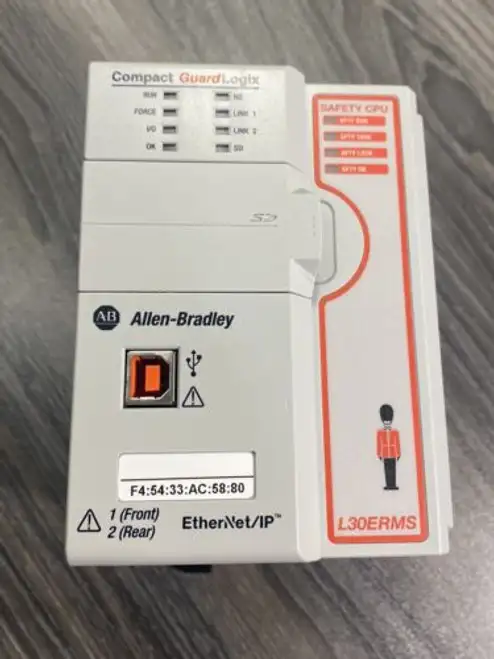 Allen Bradley 1769-L30Erms-T Series A Compact Guardlogix Plc Cpu - Usa