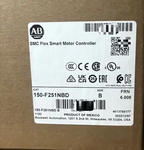Allen Bradley 150-F251Nbd Ab 150-F251Nbd Smc Flex Smart Motor Controller Sealed