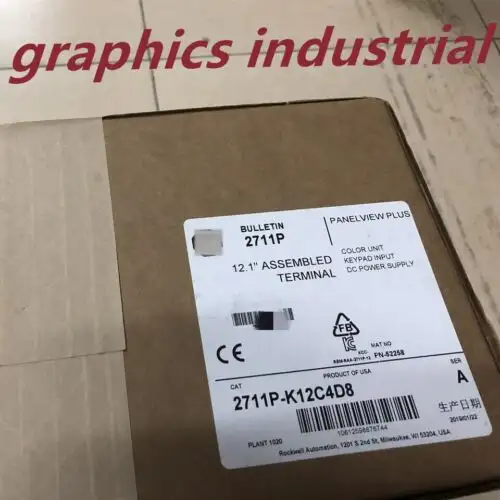 Ab 2711P-K12C4D8 Touch screen industriale a pulsanti 2711P-K12C4D8 sigillato in fabbrica