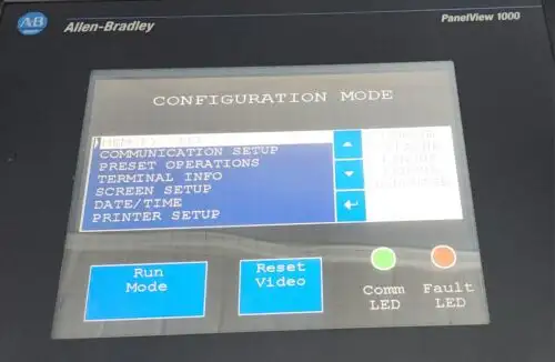 Allen Bradley 2711-T10C3 Ser. B Panelview 1000 Rev. B Frn. 3.30 (Fully )