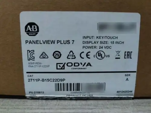 Allen Bradley Sealed Ab 2711P-B15C22D9P Mfg: 2023 Plus 7 15" Key