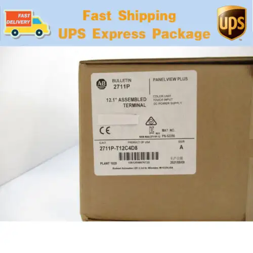 Allen Bradley 2711P-T12C4D8 Panelview Plus Terminal Us ping Ab 2711Pt12C4D8