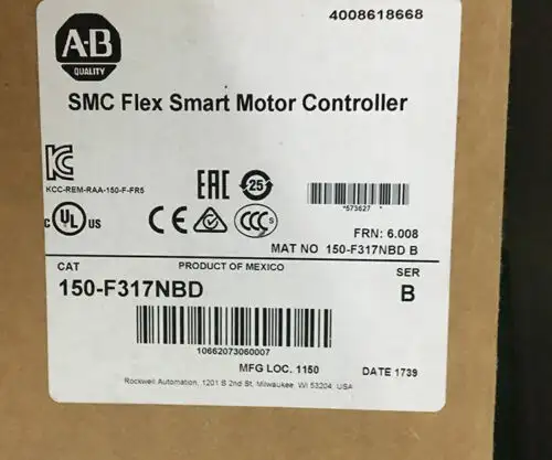 Ab Allen Bradley 150-F317Nbd 150-F317Nbd Ser B Smc Flex Smart Motor Controller