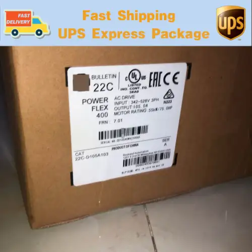 Ab 22C-D105A103 Powerflex 400- 55 Kw (75 Hp) Ac Drive Ups Express 22Cd105A103