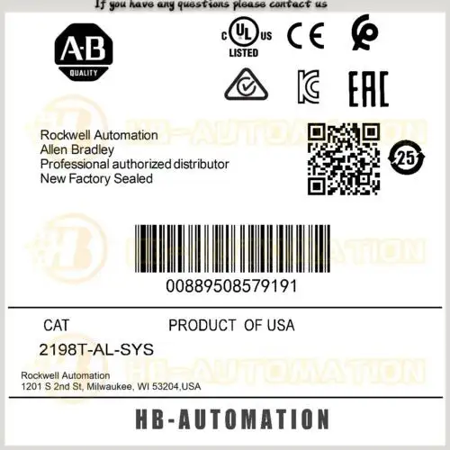 2198T-Al-Sys Allen Bradley Itrak Medium Frame Lubrication System #Zypl
