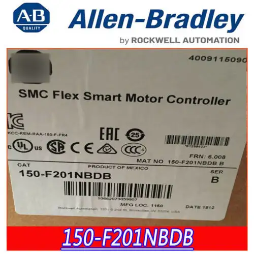 150-F201Nbdb Allen-Bradley Smc Flex Smart Motor Controller 150F201Nbdb