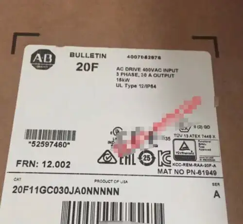 Allen Bradley 20F11Gc030Ja0Nnnnn
