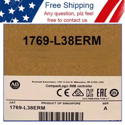 1769-L38Erm Sealed Allen Bradley Compactlogix 1769-L38Erm Surplus
