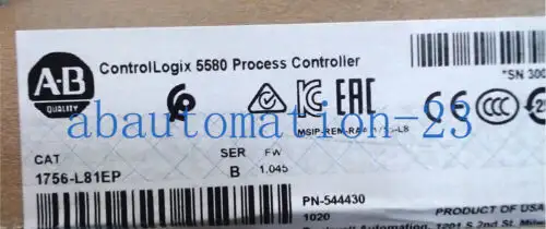 Allen-Bradley 1756-L81Ep 2023 Ab Controllogix 5580 Process Controller