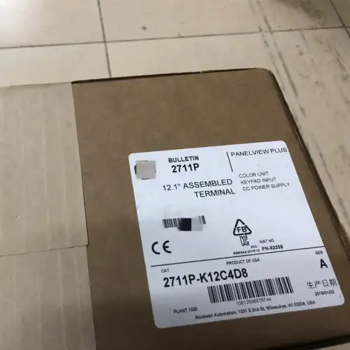 New Factory Sealed Ab 2711P-K12C4D8 Industrial Button Touch Screen 2711P-K12C4D8