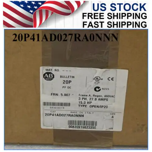 Allen-Bradley 20P41Ad027Ra0Nnn Powerflex Dc Drive Vfd