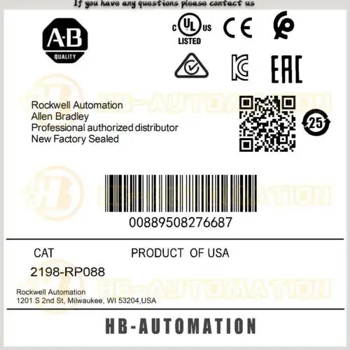 2198-Rp088 Allen Bradley Kinetix 5700 Regen Bus Supply 88A Peak #Zypl