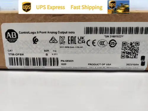1756-Of8Ik Allen Bradley Analog Output Module Factory Sealed