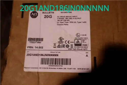 Allen-Bradley 20G1And186Jn0Nnnnn Ab Powerflex 755 Vfd 150 Hp 480V Ab