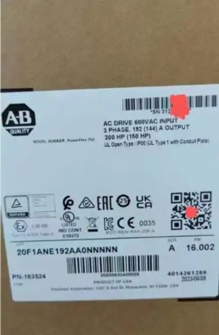 New Sealed Allen Bradley 20F1Ane192Aa0Nnnnn Ab 20F1Ane192Aa0Nnnnn