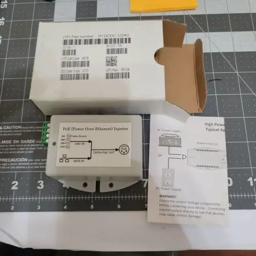 Tycon Tp-Dcdc-1224 Poe Injector Dc To Dc Converter Ps24Dccb Abb