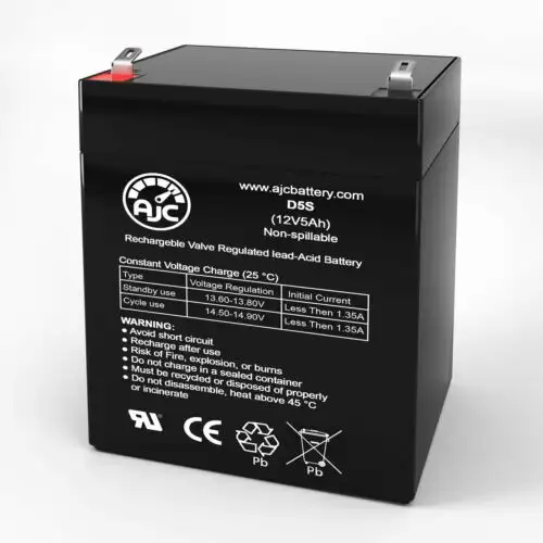 Enerwatt Wp5-12 12V 5Ah Ups Replacement Battery