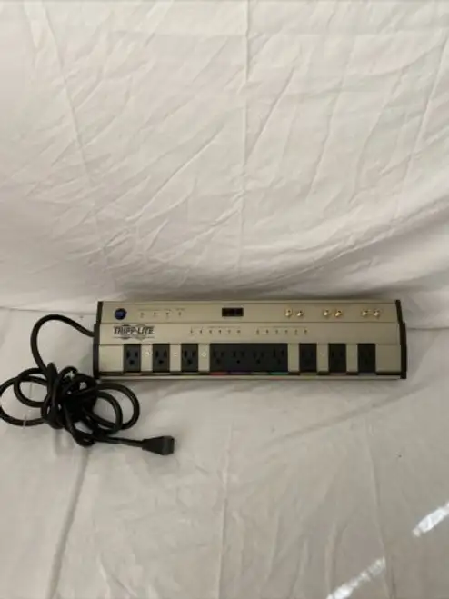 Tripplite Htpowerbar10 Surge Protector 10 Outlets Phone Fax Modem Cable In/Out
