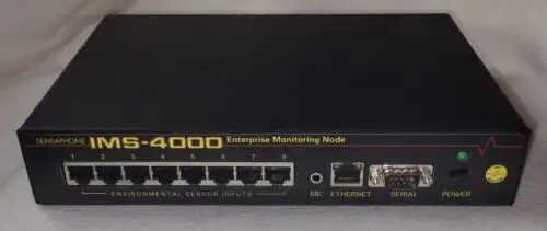 Sensaphone Ims-4000 Enterprise Remote Infrastructure Monitoring Host Controller