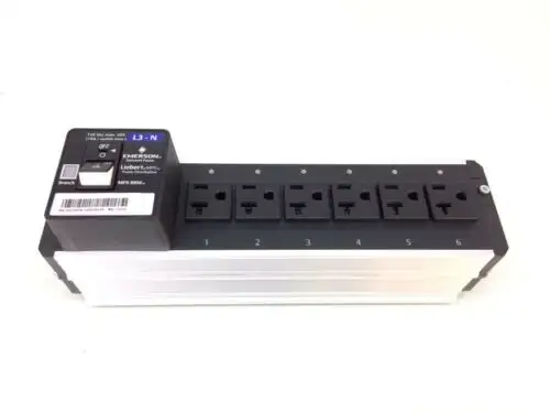 Emerson Liebert Mpxbrm-Nrba6A3N Branch Receptacle Power Control Unit L3-N 5-20R