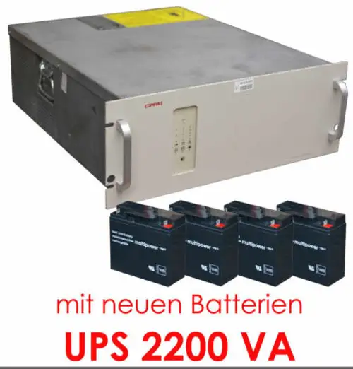 2200Va 48Cm 19" Ups Ups Compaq Deltec For Server Cabinet With Batteries #61-