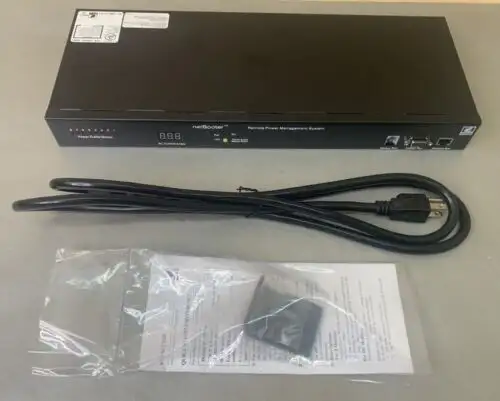 Synaccess Netbooster Np-0801Du Rackmount 8 Outlet Remote Power Mangement System