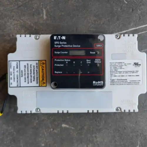 Eaton Spd Surge Protector 277/480 V Delta Spd100480Y3C 100Ka Protective Device