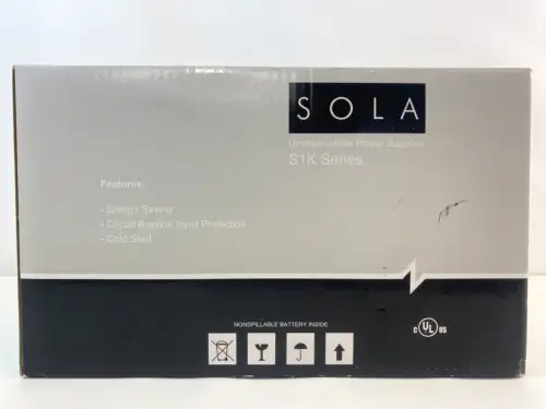 Solahd S1K1200 Uninterruptible Power Supply Off Line Ups 1200Va 720W