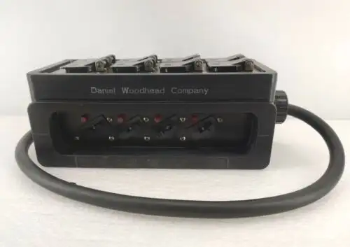 Woodhead Port Power Distribution Unit Black Multi Outlet 3410L With Pigtail