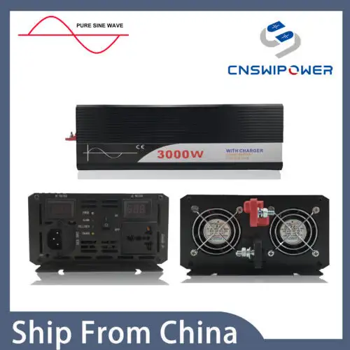 Ups Inverter Pure Sine Wave 3000W 12V/24V Dc To Ac 220V/230V With Charger