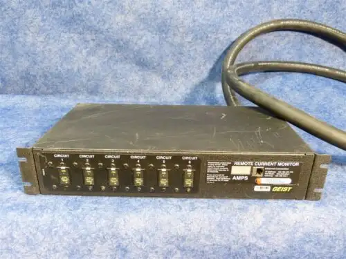 Geist 7424-A Rackmount Power Distribution Remote Current Monitor (Q24)