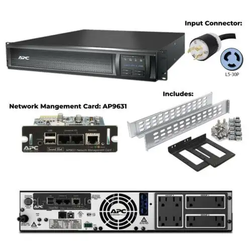Apc Smart-Ups X 1500Va 1200 Lcd - Smx1500Rm2Unc - Refurbished - Batteries