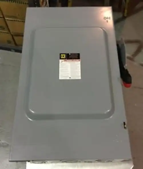 H324N Square D Heavy Duty Safety Switch 200 Amp 240V