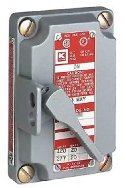 Killark Xsx-3 Motorstarter Cover Sw&Assy Toggle 20A 3P G2075516