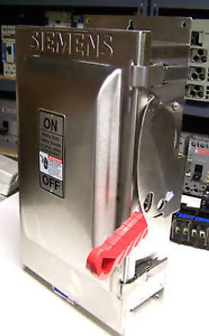 .. Siemens Hd Stainless Steel Safety Switch 60A 600V Cat# Hf362S ..Wd-101