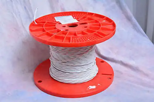 Partial Roll of Raychem M27500-16ML2T08 Mil-Spec Aircraft Wire Cable