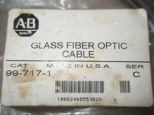 (Rr13-1) 1 Nib Allen Bradley 99-717-1 Glass Fiber Optic Cable