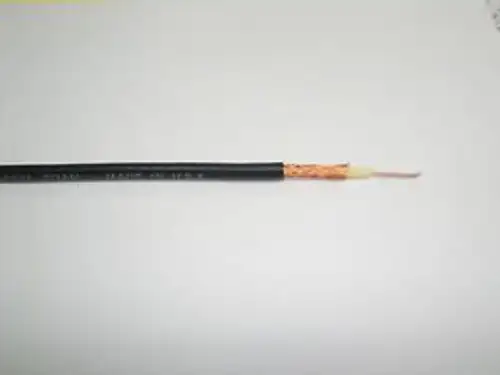RG58U Coaxial Cable 20 GA. Solid Bare Cooper Wire Cell Foam Poly .116 Made USA