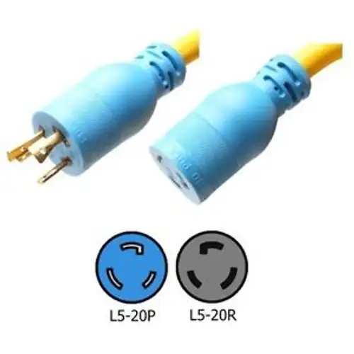 Iron # Ibx-48012-100M - 20 Amp Extension Cord 125V 100 Ft Yellow Jacket