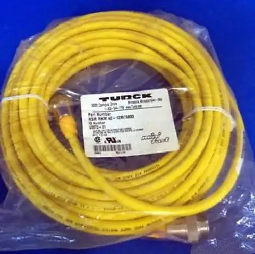 Turck Rsm Rkm 40-12M/S600 / U0870-81 Mini-Fast Cable 12M 4 Pin M/F Sealed