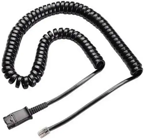 Qty. 5 - Plantronics A10-16 Cables For Headsets
