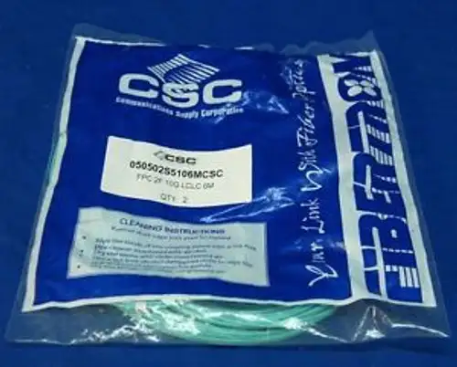 2 Coils Of Fibertron 050502S5106Mcsc Fpc 2F 10G Lclc 6M Fiber Optic Cable