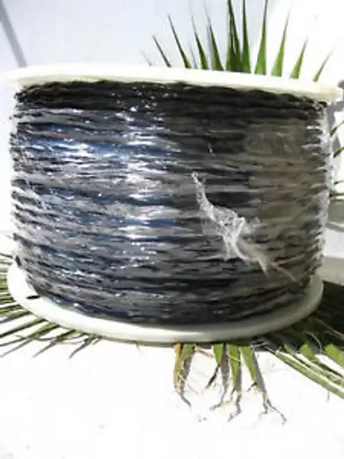 16 Awg 2 Pair M27500 Braid-Shielded Cable Black 450 Ft