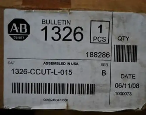 Allen Bradley 1326-Ccut-L-015 Series B Encoder Cable - 1326Ccutl015 -